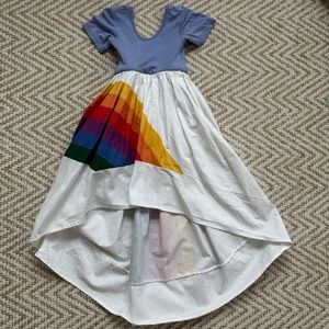 Pleiades Retro Rainbow Dress in size 3T